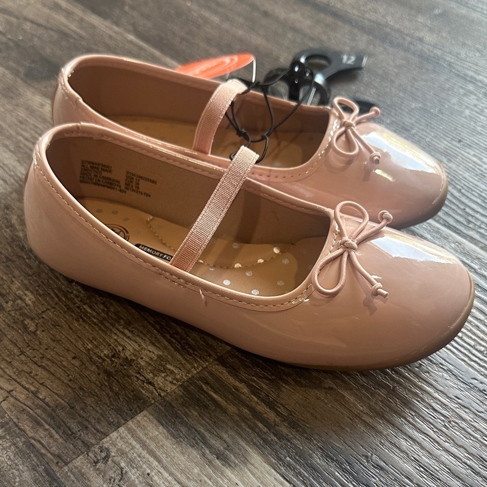 NEW Wonder Nation Blush Ballet Flats size 12